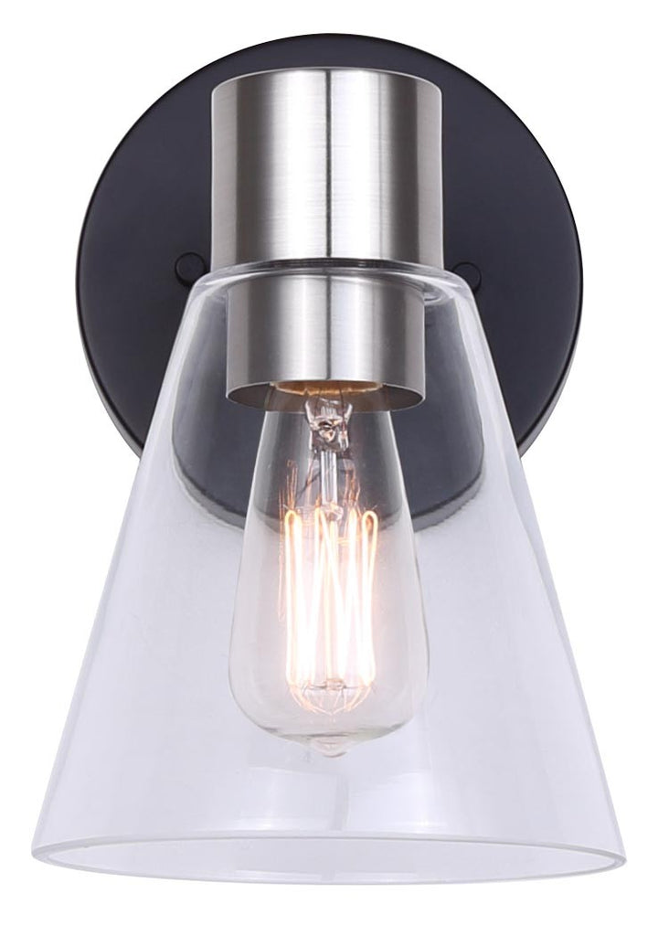 Canarm Canada - IVL1127A01BKN - One Light Vanity - Davina - Matte Black