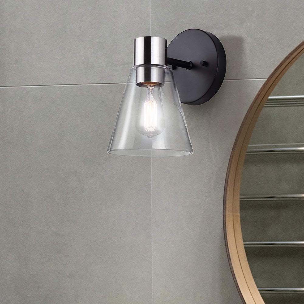 Canarm Canada - IVL1127A01BKN - One Light Vanity - Davina - Matte Black