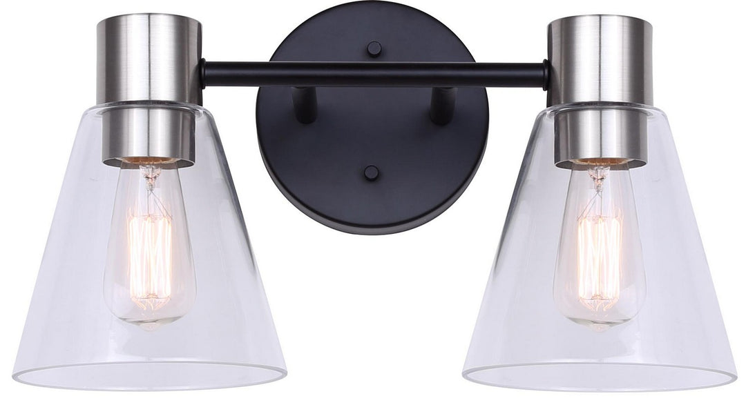 Canarm Canada - IVL1127A02BKN - Two Light Vanity - Davina - Matte Black