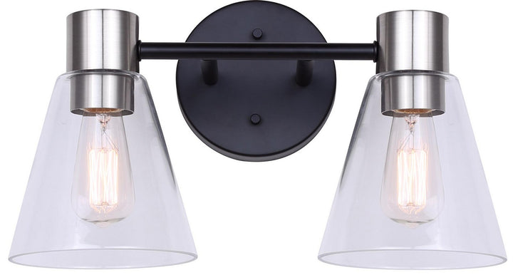 Canarm Canada - IVL1127A02BKN - Two Light Vanity - Davina - Matte Black