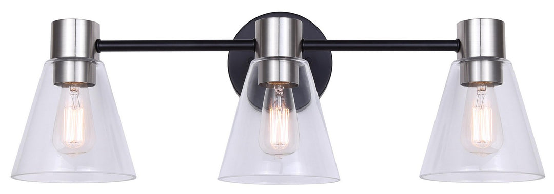Canarm Canada - IVL1127A03BKN - Three Light Vanity - Davina - Matte Black