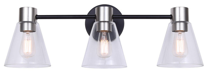 Canarm Canada - IVL1127A03BKN - Three Light Vanity - Davina - Matte Black