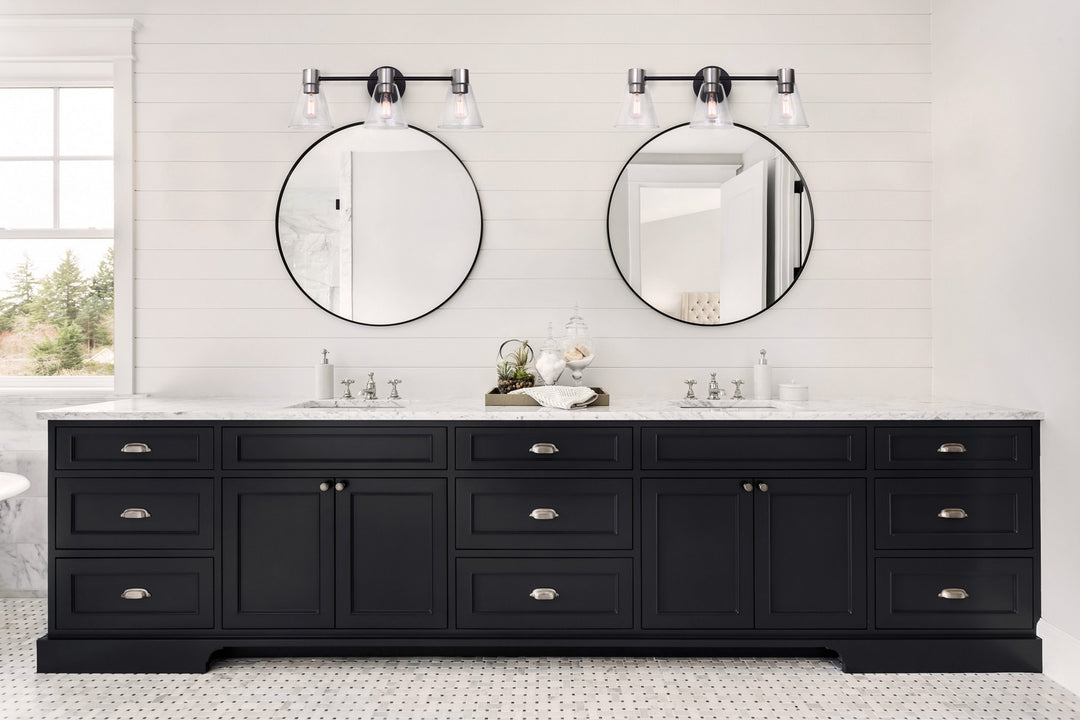 Canarm Canada - IVL1127A03BKN - Three Light Vanity - Davina - Matte Black