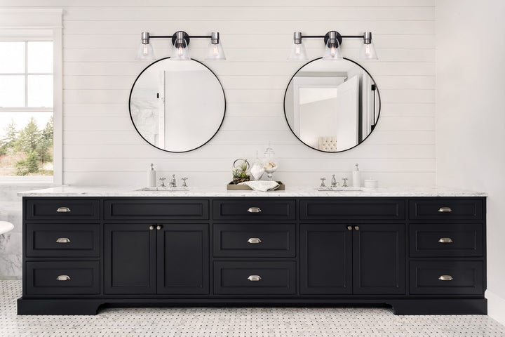 Canarm Canada - IVL1127A03BKN - Three Light Vanity - Davina - Matte Black