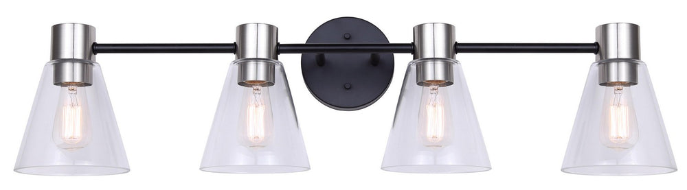 Canarm Canada - IVL1127A04BKN - Four Light Vanity - Davina - Matte Black