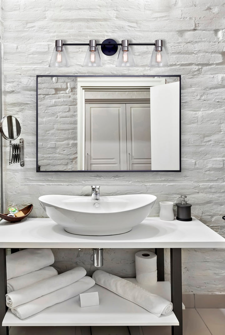 Canarm Canada - IVL1127A04BKN - Four Light Vanity - Davina - Matte Black