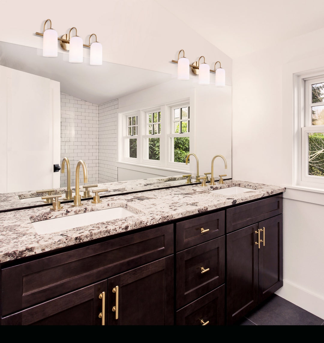 Canarm Canada - IVL1130A03GD - Three Light Vanity - Novalee - Gold