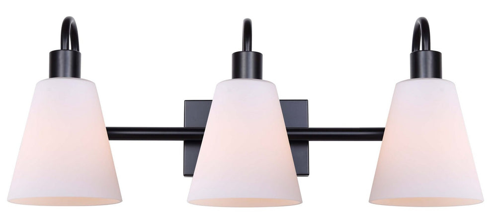 Canarm Canada - IVL1132A03BK - Three Light Vanity - Wyler - Matte Black