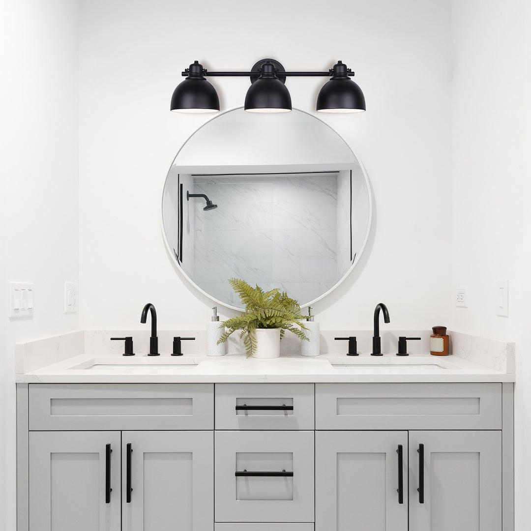 Canarm Canada - IVL622A03BK - Three Light Vanity - Polo - Matte Black