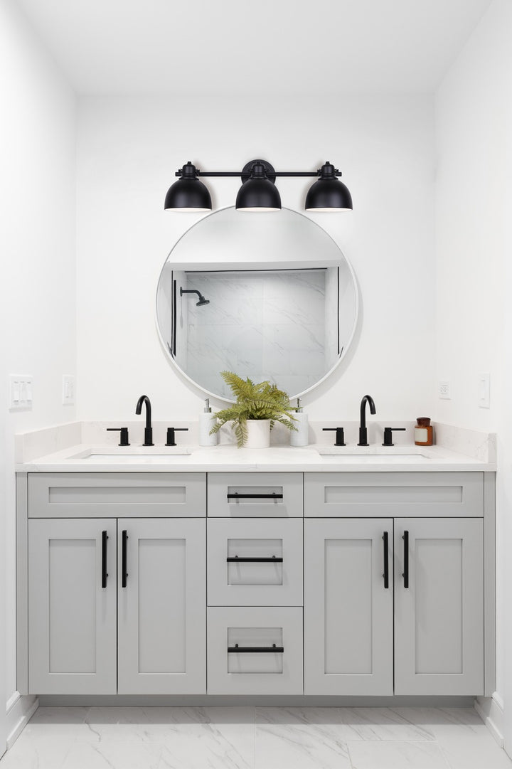 Canarm Canada - IVL622A03BK - Three Light Vanity - Polo - Matte Black