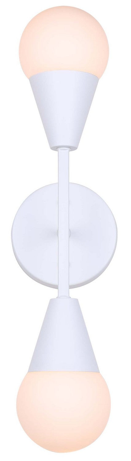 Canarm Canada - IWF1125A02WH9 - Two Light Wall Sconce - Arlowe - Matte White