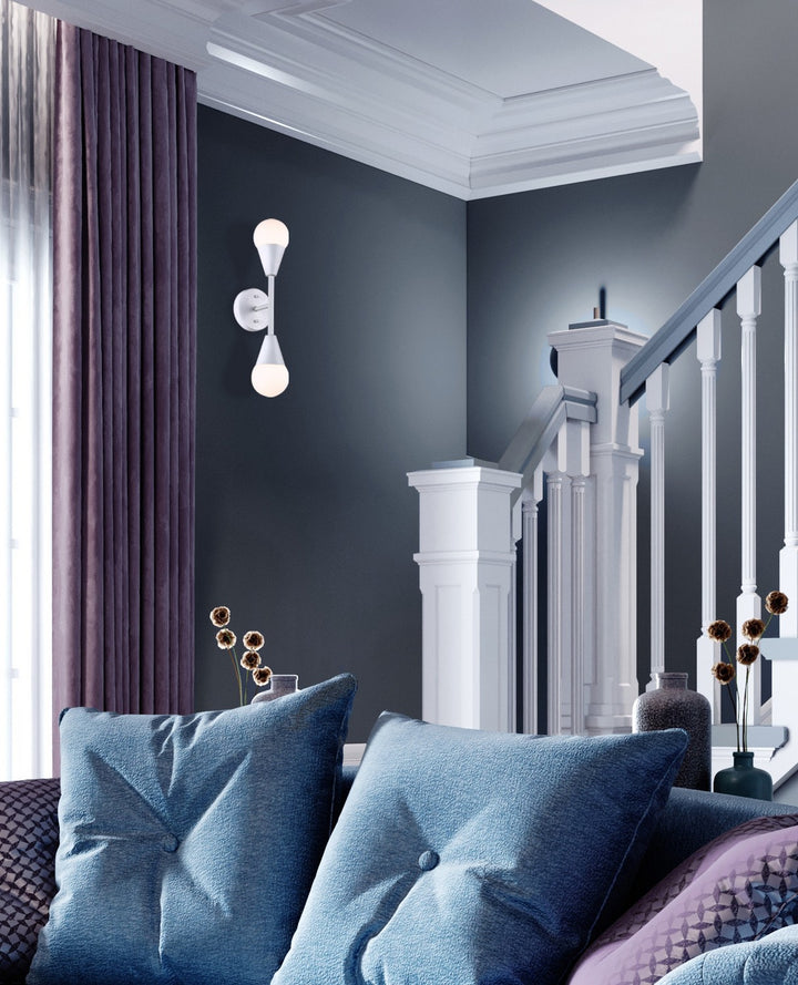 Canarm Canada - IWF1125A02WH9 - Two Light Wall Sconce - Arlowe - Matte White