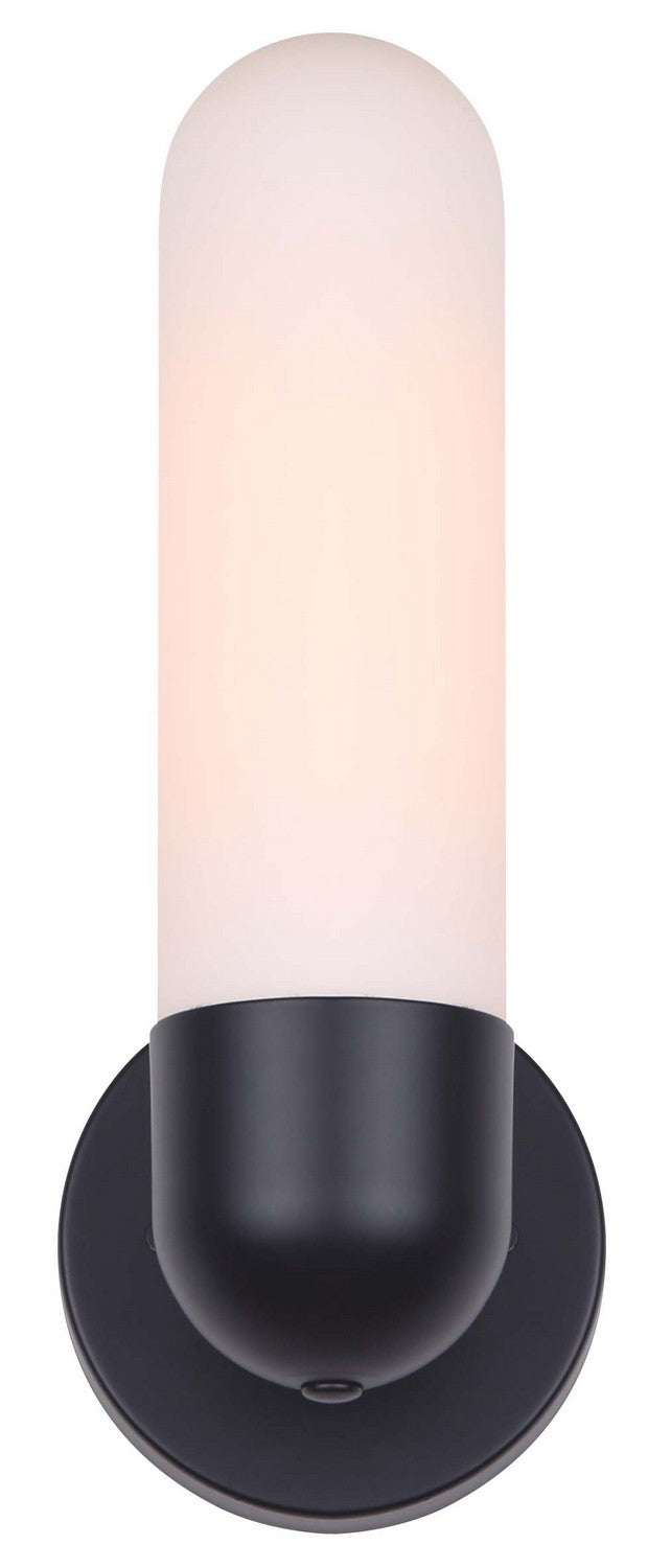 Canarm Canada - IWF1126A01BK - One Light Wall Sconce - Bevin - Matte Black