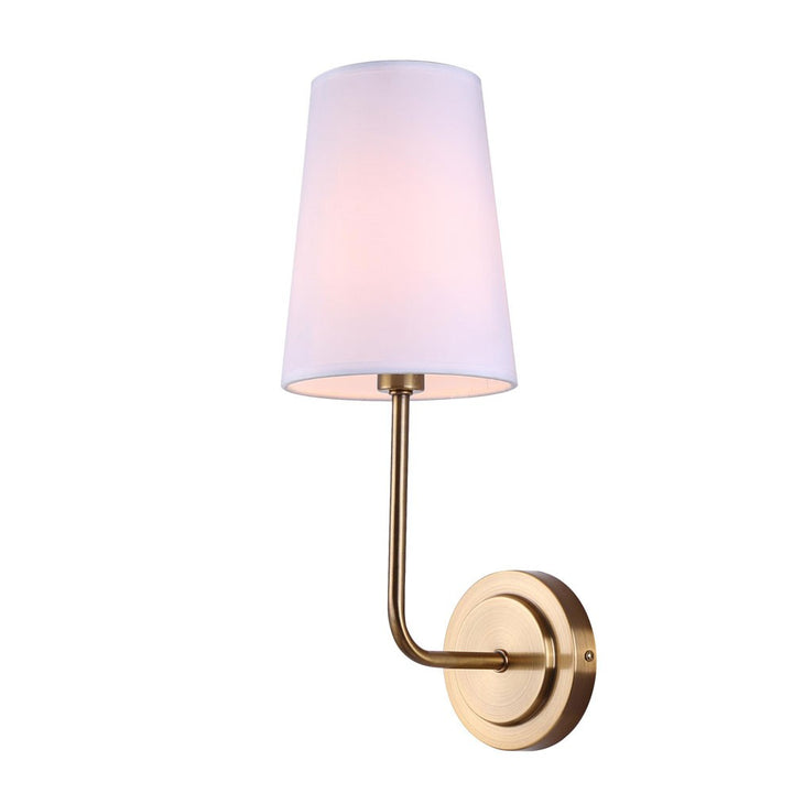 Amari One Light Wall Sconce in Gold - available from The Lighting Shoppe, trusted by Canadian homeowners