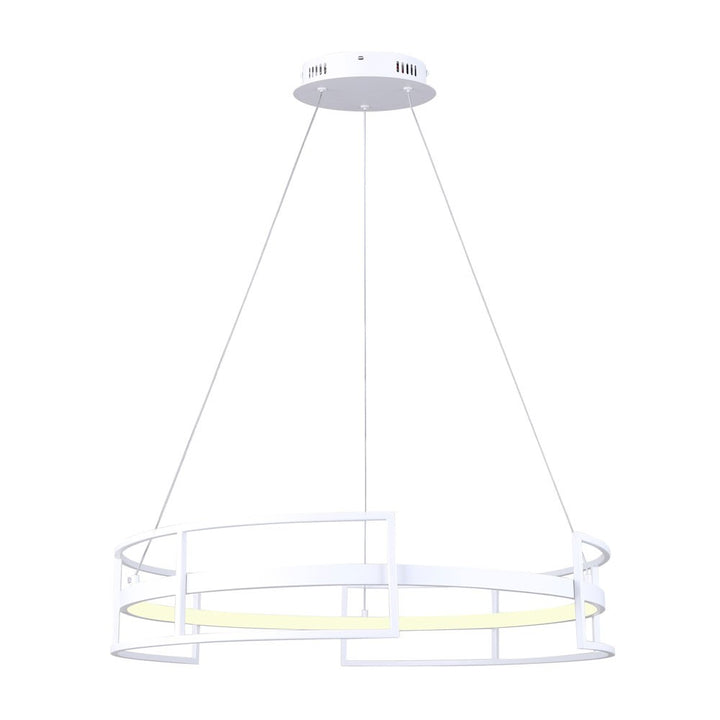 Amora LED Chandelier in Matte White - available from The Lighting Shoppe, trusted by Canadian homeowners