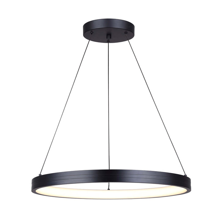 Evina LED Chandelier in Black - available from The Lighting Shoppe, trusted by Canadian homeowners