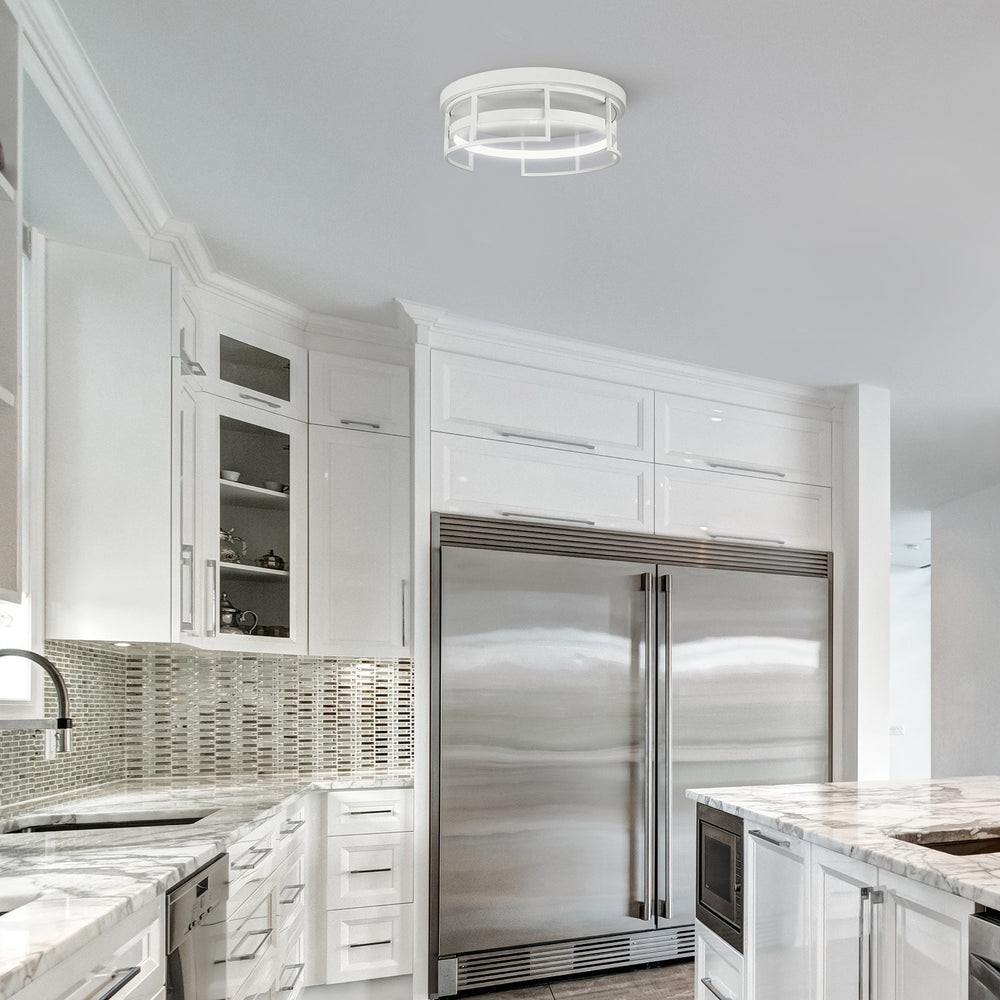 Canarm Canada - LFM231A15WH - LED Flush Mount - Amora - Matte White