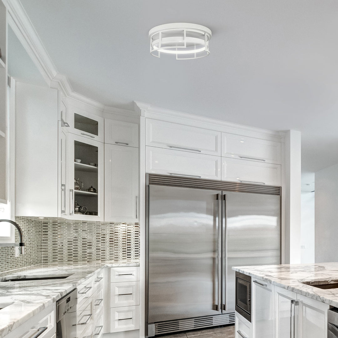 Canarm Canada - LFM231A15WH - LED Flush Mount - Amora - Matte White