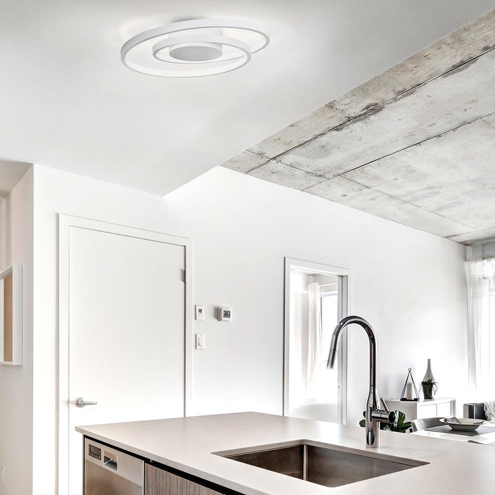 Canarm Canada - LFM259A16WH - LED Flush Mount - Livana - Matte White