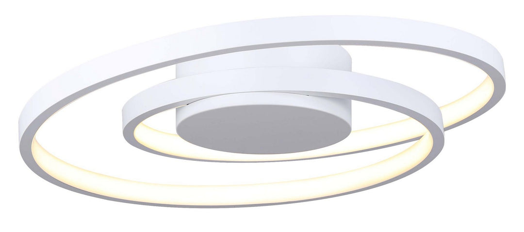Livana LED Flush Mount in Matte White - available from The Lighting Shoppe, trusted by Canadian homeowners