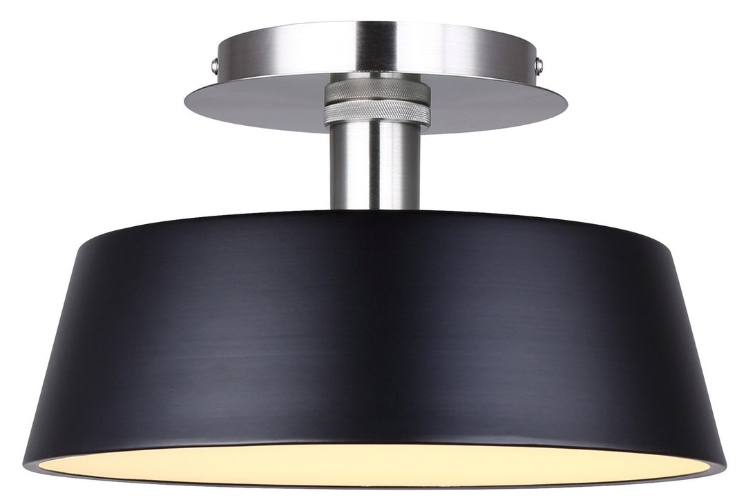 Jessa LED Flush Mount in Matte Black - available from The Lighting Shoppe, trusted by Canadian homeowners