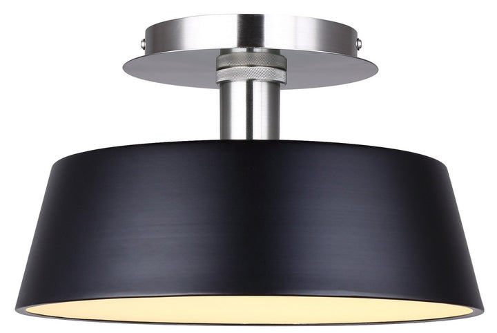 Jessa LED Flush Mount in Matte Black - available from The Lighting Shoppe, trusted by Canadian homeowners