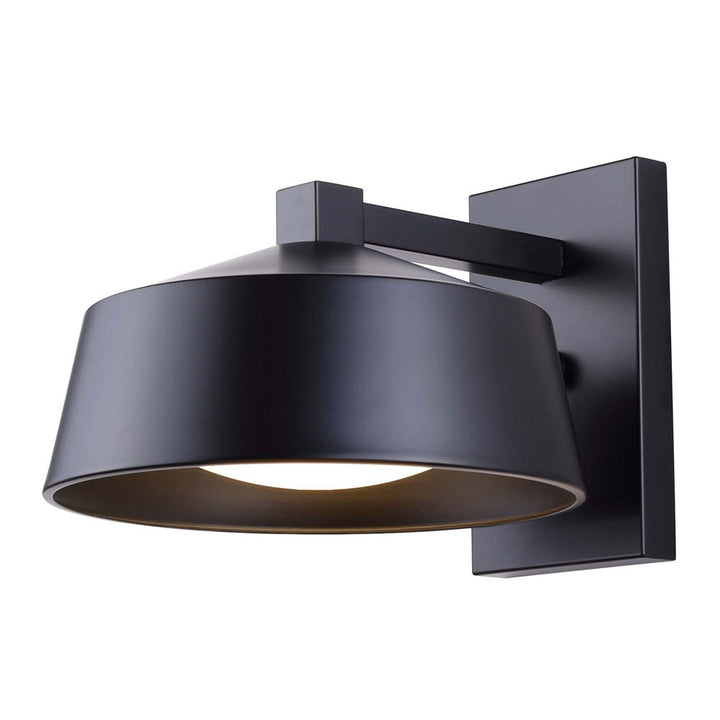 Crue LED Outdoor Lantern in Matte Black - available from The Lighting Shoppe, trusted by Canadian homeowners