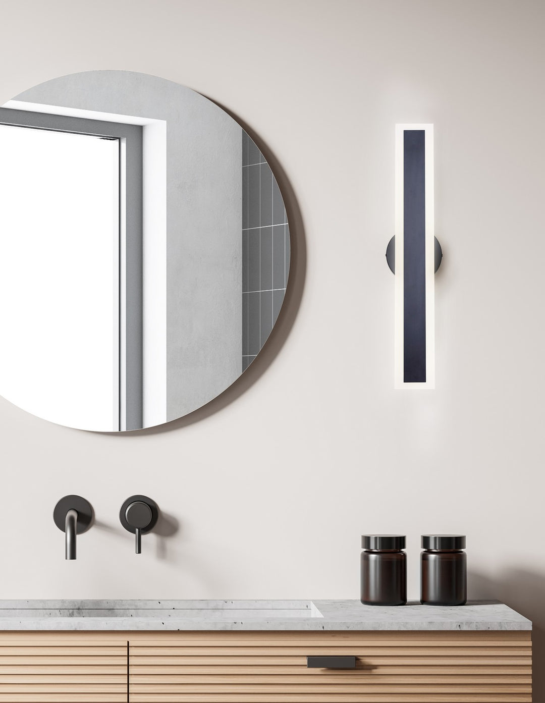 Canarm Canada - LVL256A04BK - LED Vanity - Stella - Black