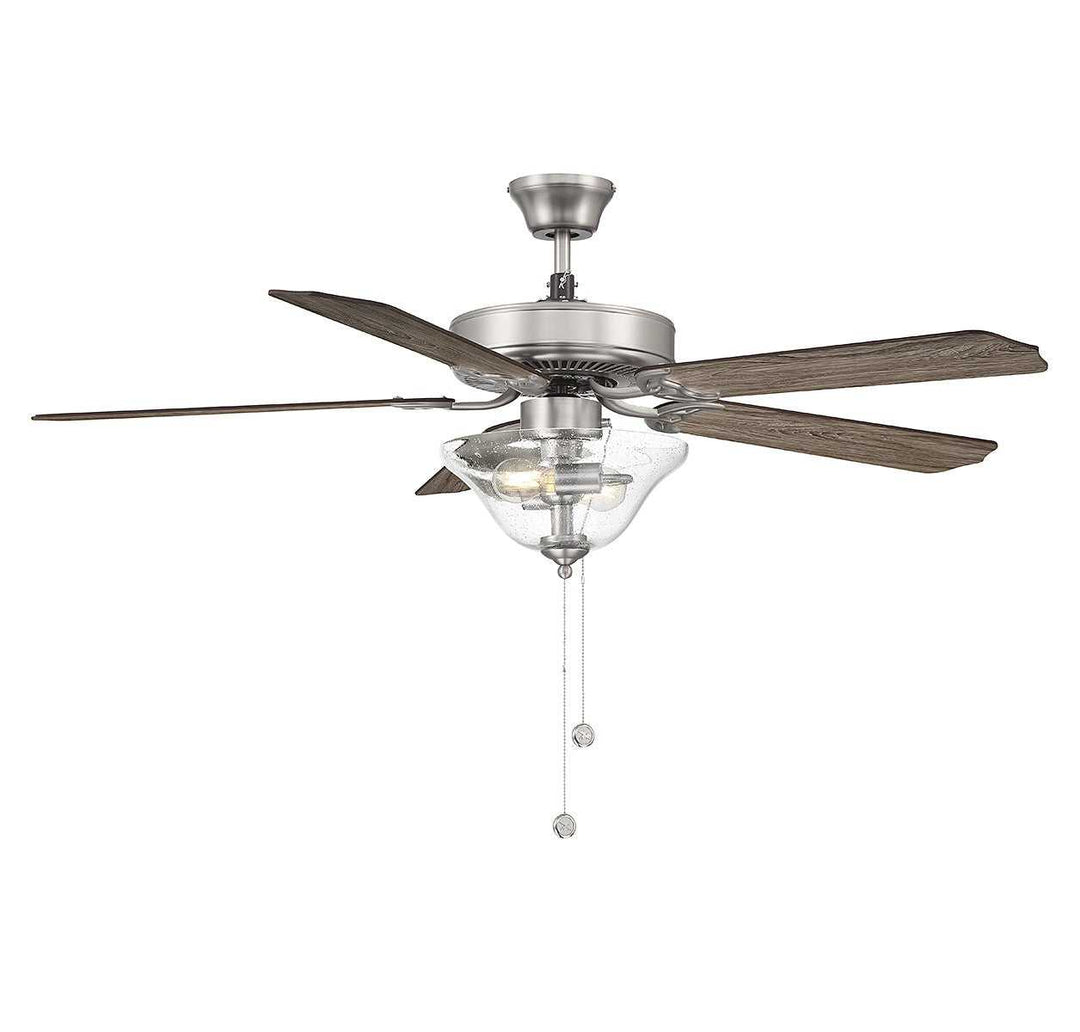 Meridian - M2019BNRV - 52" Ceiling Fan - Brushed Nickel