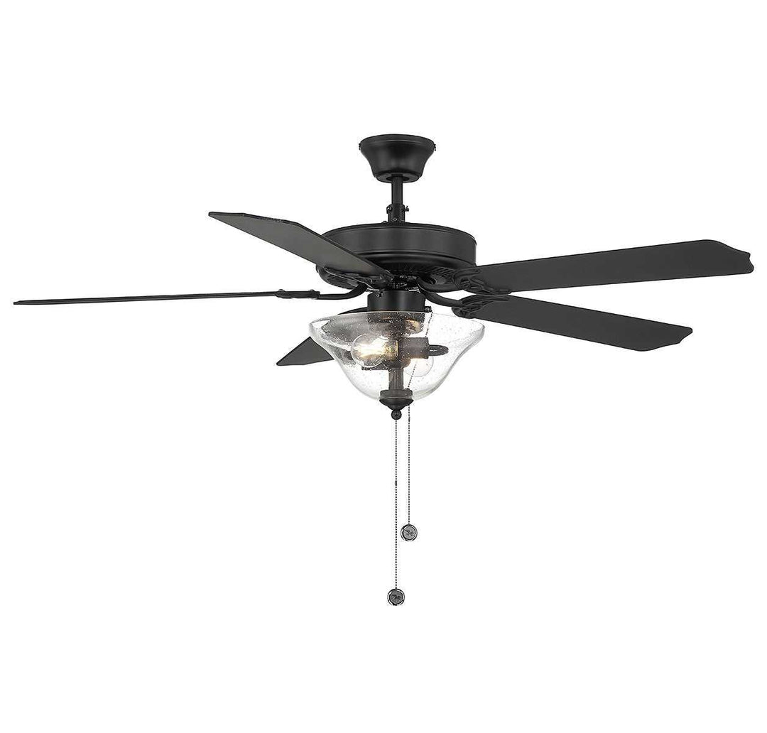 Meridian - M2019MBKRV - 52" Ceiling Fan - Matte Black