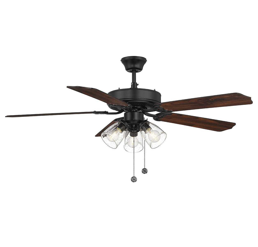 Meridian - M2022MBKRV - 52" Ceiling Fan - Matte Black
