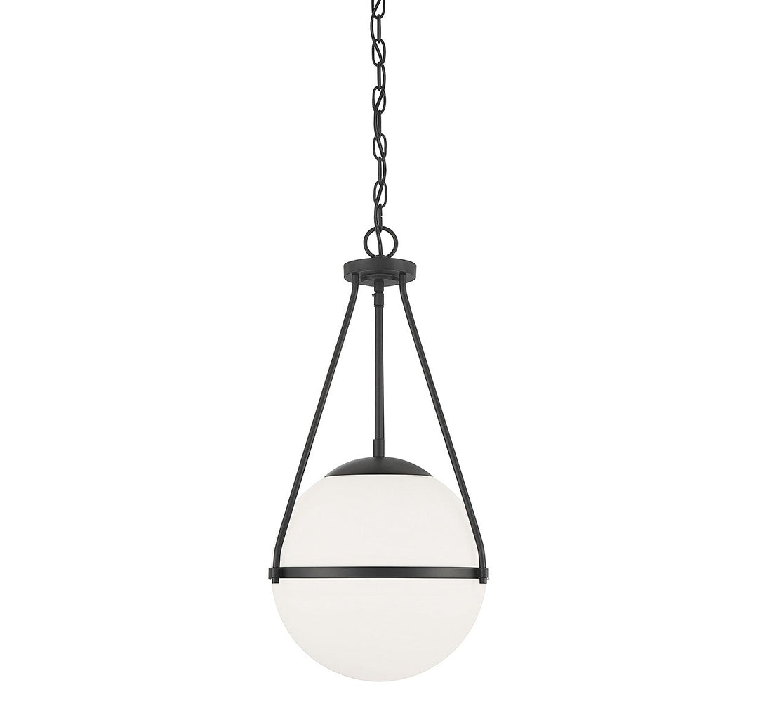 Meridian - M7025MBK - One Light Pendant - Matte Black