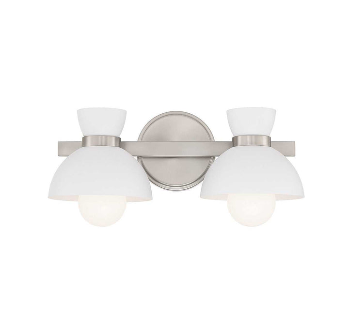 Meridian - M80074BN - Two Light Bathroom Vanity - Brushed Nickel