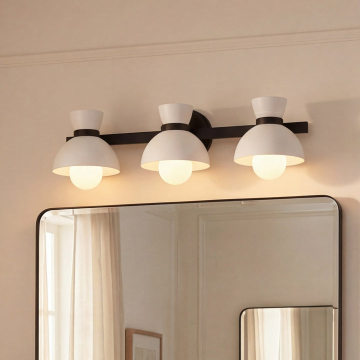 Meridian - M80075MBK - Three Light Bathroom Vanity - Matte Black