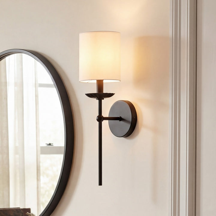 Meridian - M90079MBK - One Light Wall Sconce - Matte Black