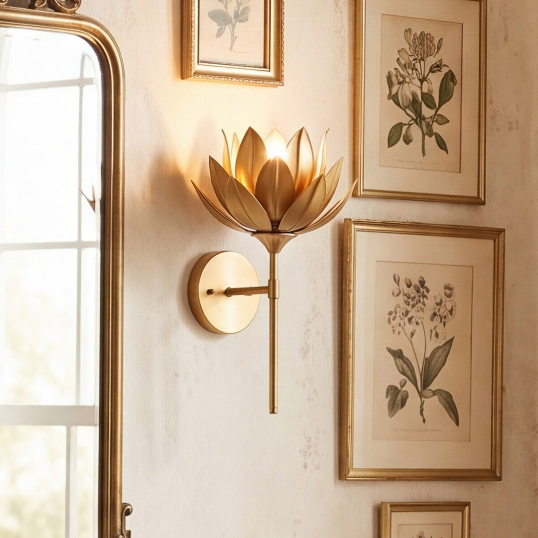 Meridian - M90081TG - One Light Wall Sconce - True Gold