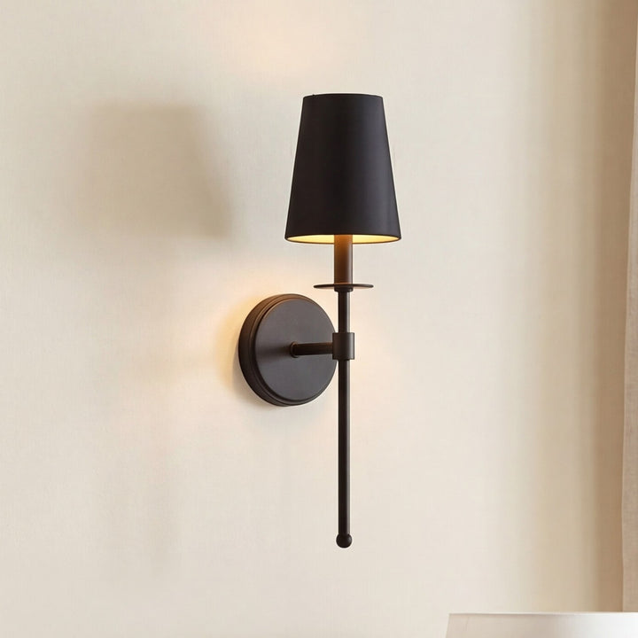 Meridian - M90084MBK - One Light Wall Sconce - Matte Black