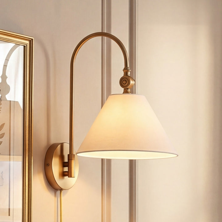 Meridian - M90085NB - One Light Wall Sconce - Natural Brass