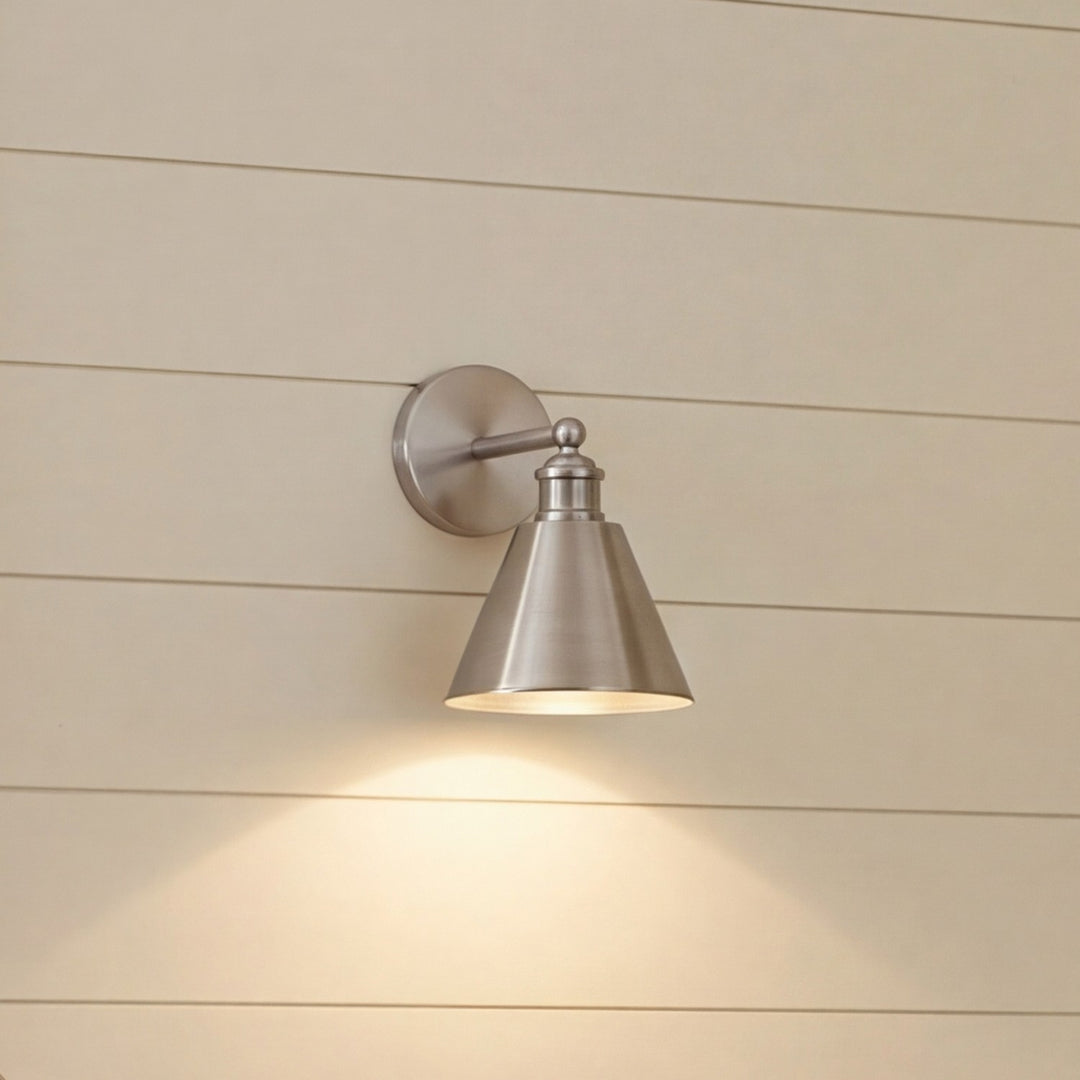 Meridian - M90087BN - One Light Wall Sconce - Brushed Nickel