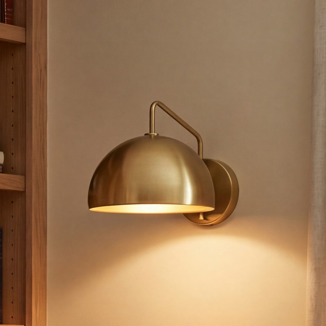 Meridian - M90094NB - One Light Wall Sconce - Natural Brass