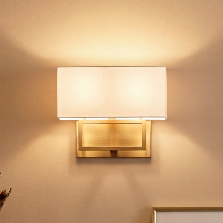Meridian - M90095NB - Two Light Wall Sconce - Natural Brass