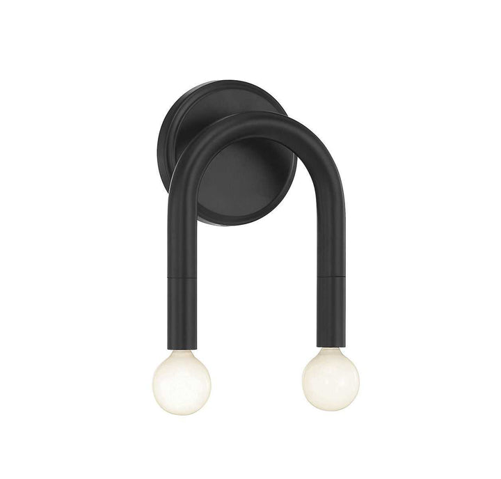 Meridian - M90099MBK - Two Light Wall Sconce - Matte Black