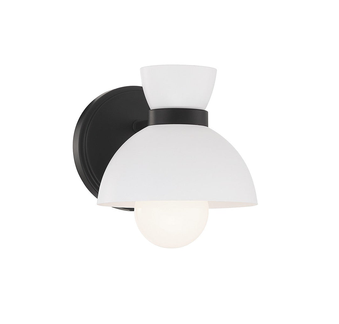 Meridian - M90101MBK - One Light Wall Sconce - Matte Black
