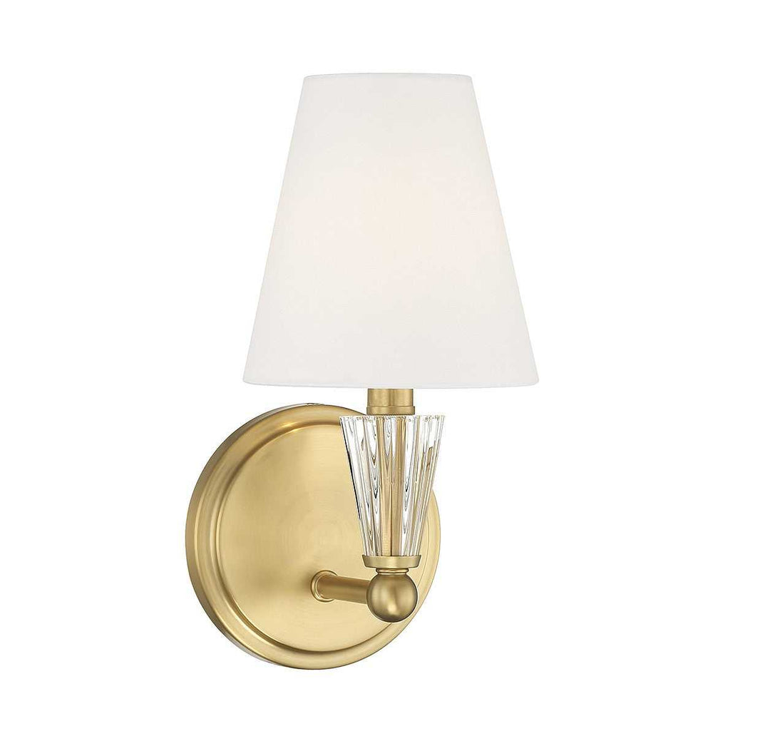 Meridian - M90102NB - One Light Wall Sconce - Natural Brass