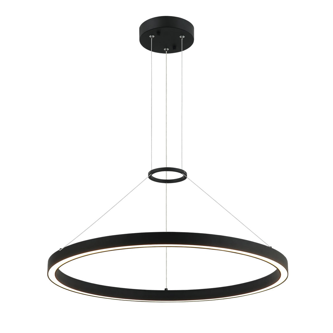 O'Hara LED Chandelier in Matte Black - available from The Lighting Shoppe, trusted by Canadian homeowners