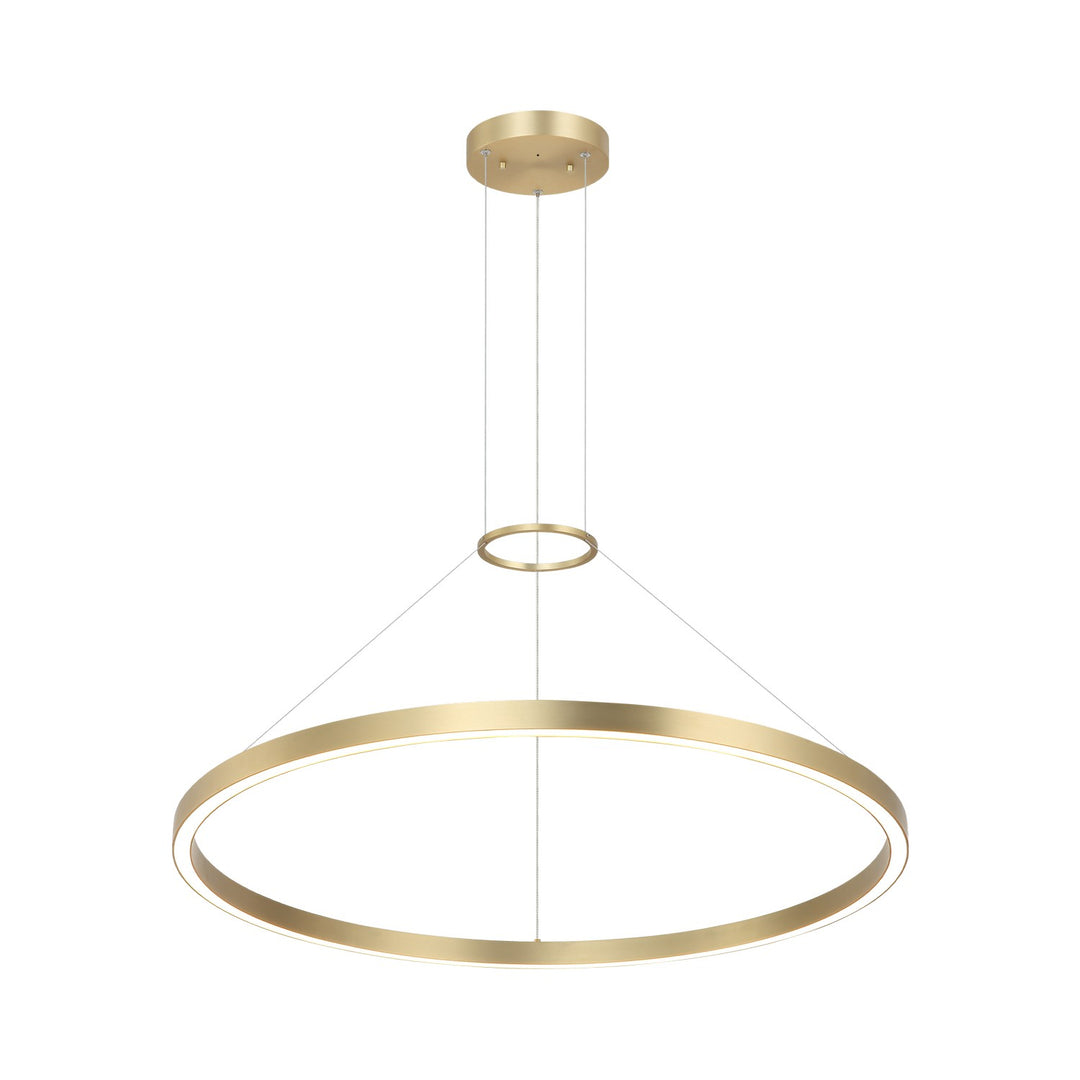 O'Hara LED Chandelier in Brushed Gold - available from The Lighting Shoppe, trusted by Canadian homeowners
