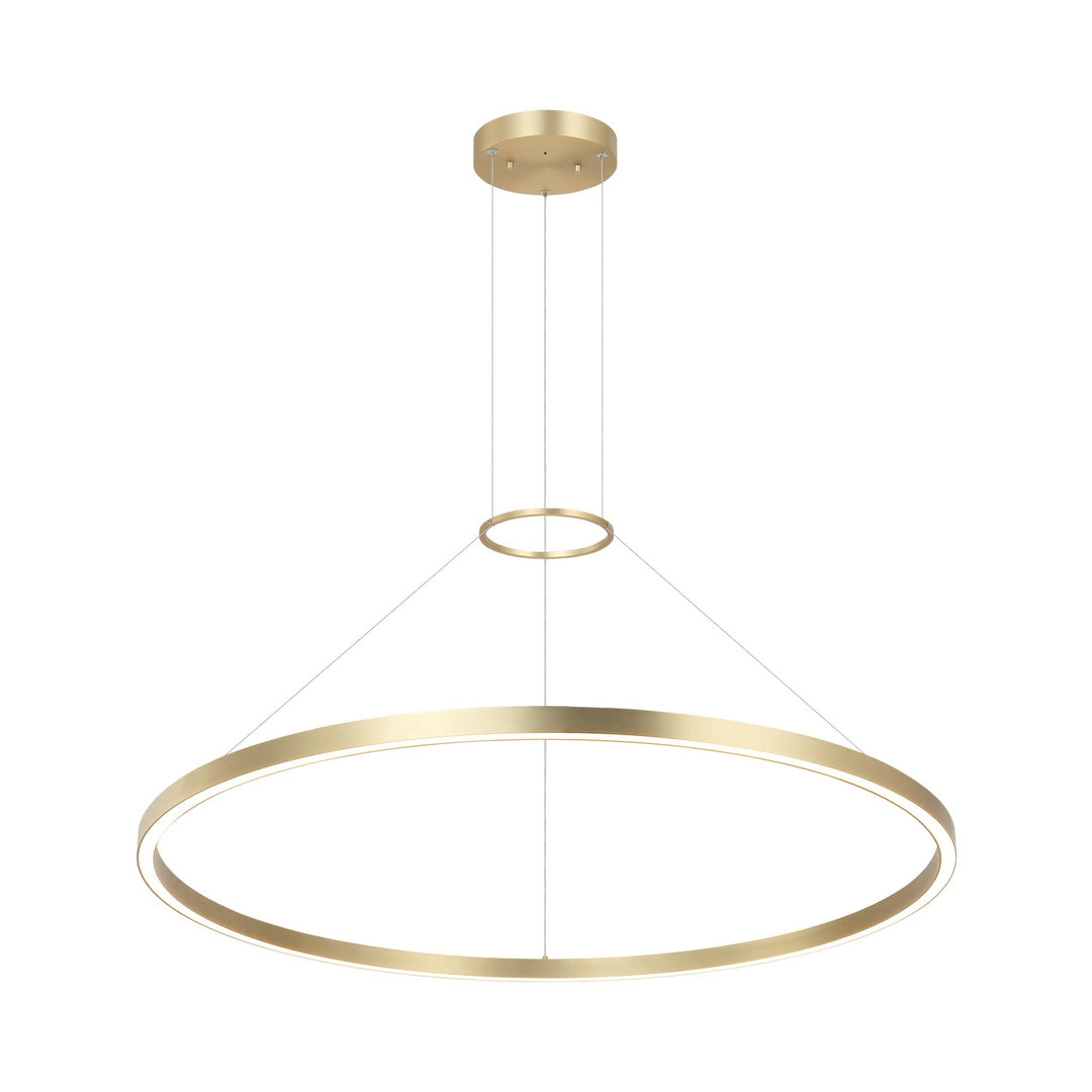 O'Hara LED Chandelier in Brushed Gold - available from The Lighting Shoppe, trusted by Canadian homeowners