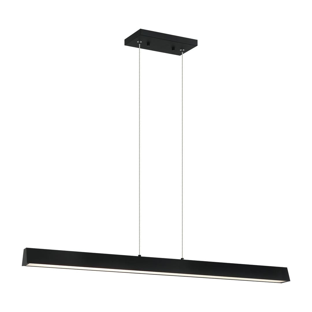 Isosceles LED Chandelier in Matte Black - available from The Lighting Shoppe, trusted by Canadian homeowners