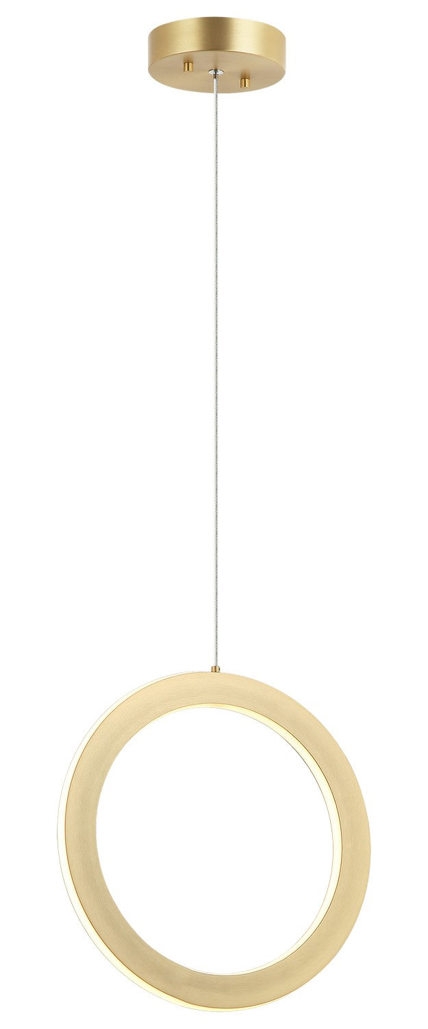 Victoria LED Pendant in Brushed Gold - available from The Lighting Shoppe, trusted by Canadian homeowners
