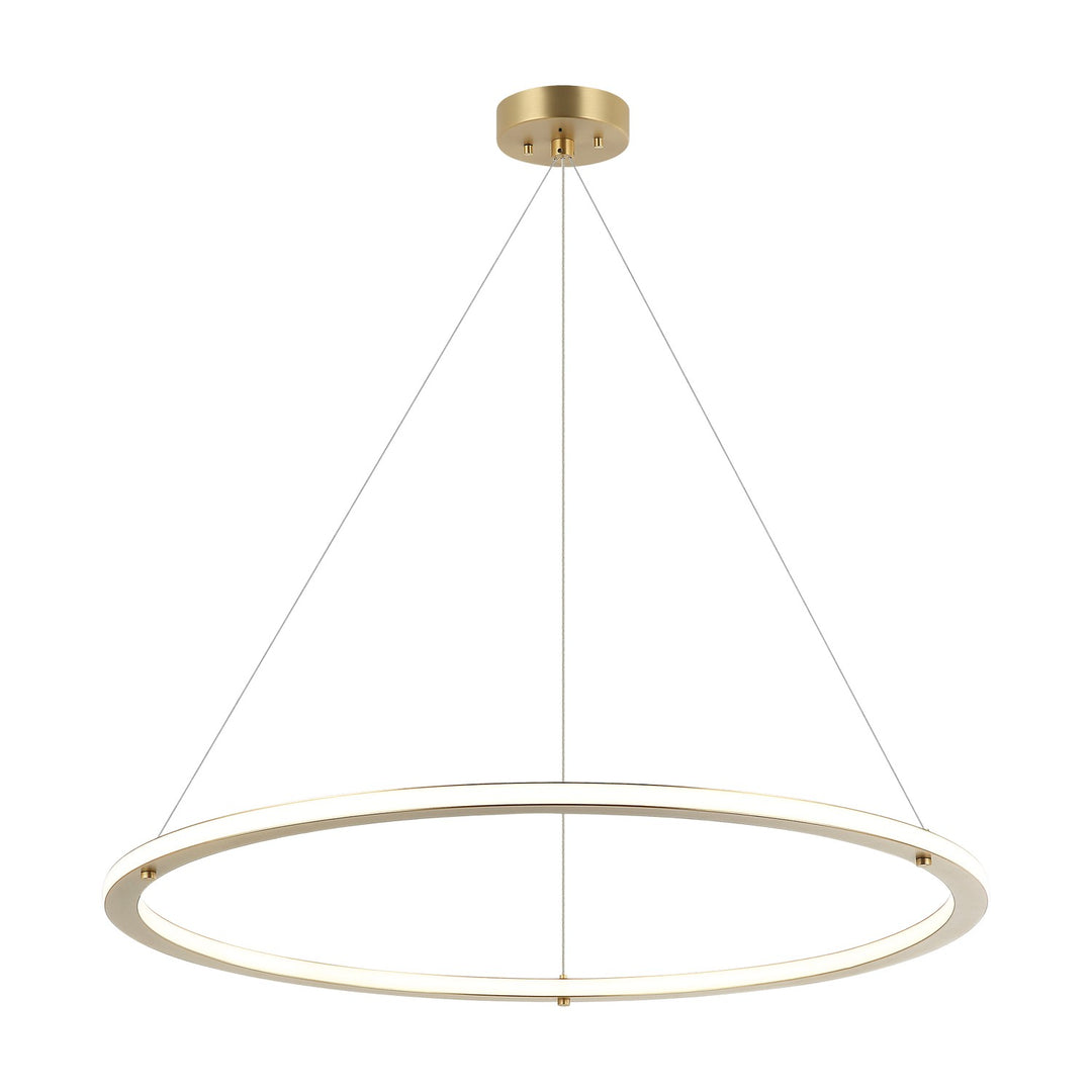 Victoria LED Pendant in Brushed Gold - available from The Lighting Shoppe, trusted by Canadian homeowners